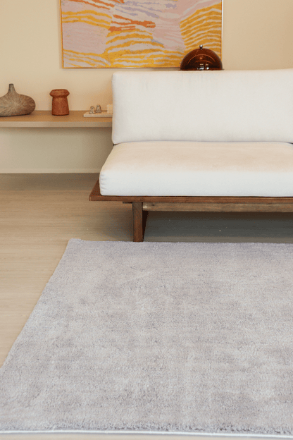 Soft Grey Mid - Pile LuxeFur Carpet | LuxeFur - The Carpetier™