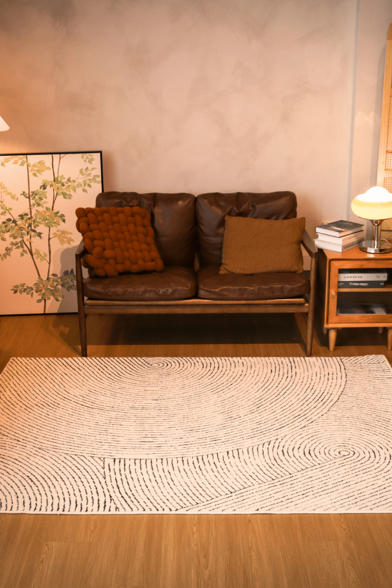 Spiral Serenity Carpet | Wilton Dyed Series - The Carpetier™