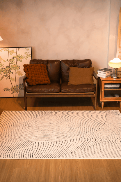 Spiral Serenity Carpet | Wilton Dyed Series - The Carpetier™