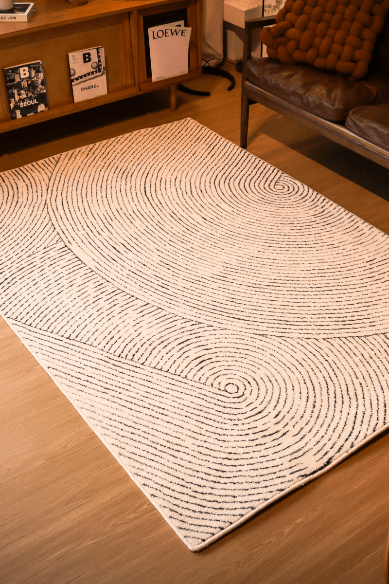 Spiral Serenity Carpet | Wilton Dyed Series - The Carpetier™