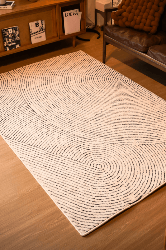 Spiral Serenity Carpet | Wilton Dyed Series - The Carpetier™