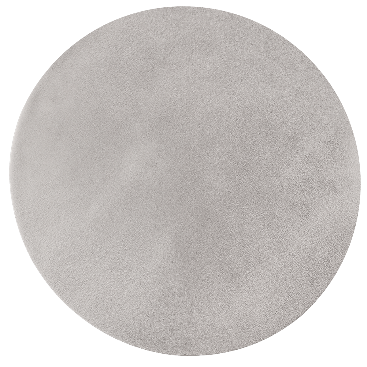 Steel Grey Round Carpet | Cloud Fur Series - The Carpetier™