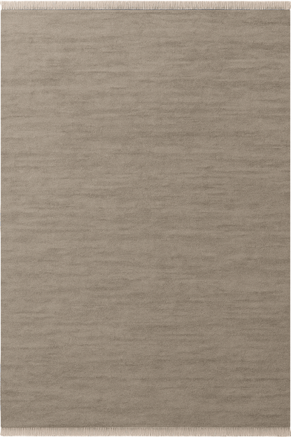 Stone | New Zealand Wool Handloomed With Tassels - The Carpetier™