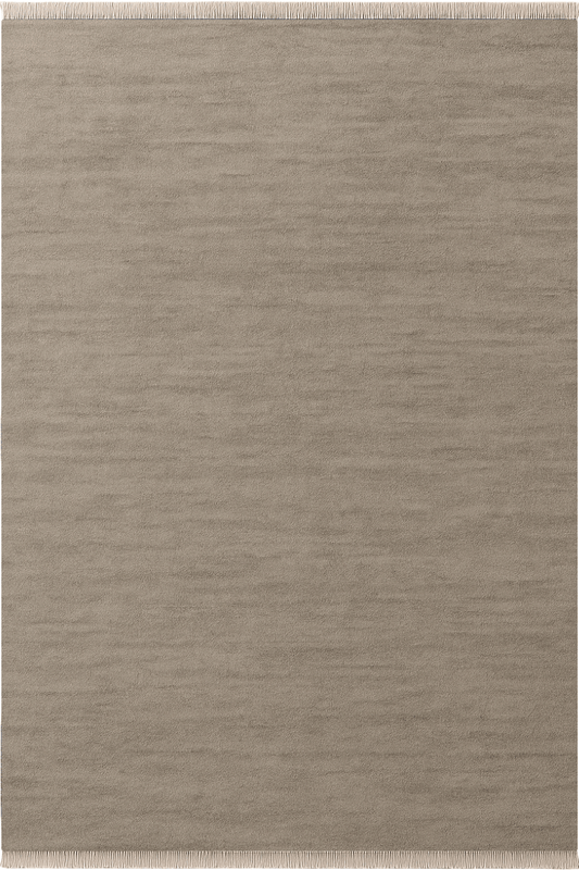 Stone | New Zealand Wool Handloomed With Tassels - The Carpetier™