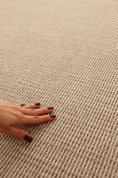 Taupe & Cream Multi - Coloured Loop Pile Carpet | Earth Series - The Carpetier™