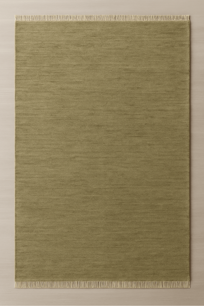 Thyme | New Zealand Wool Handloomed With Tassels - The Carpetier™