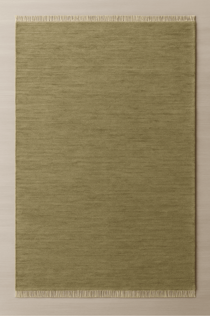Thyme | New Zealand Wool Handloomed With Tassels - The Carpetier™