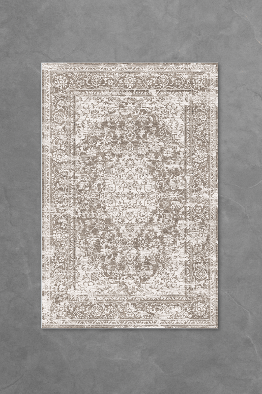 Vintage Stonecourt Floor Mat | Polyfibre Cashmere - The Carpetier™