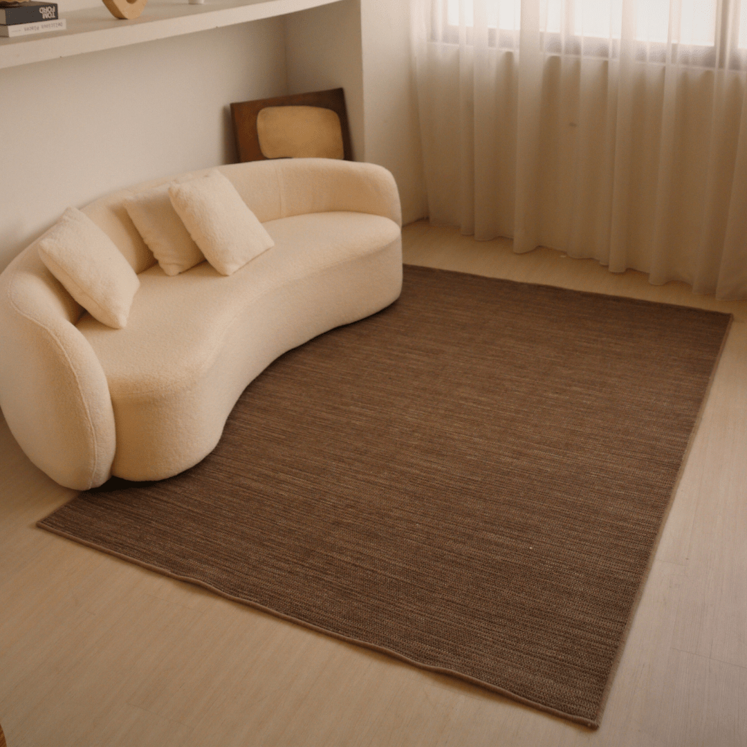 Walnut & Cream Multi - Coloured Loop Pile Carpet | Earth Series - The Carpetier™