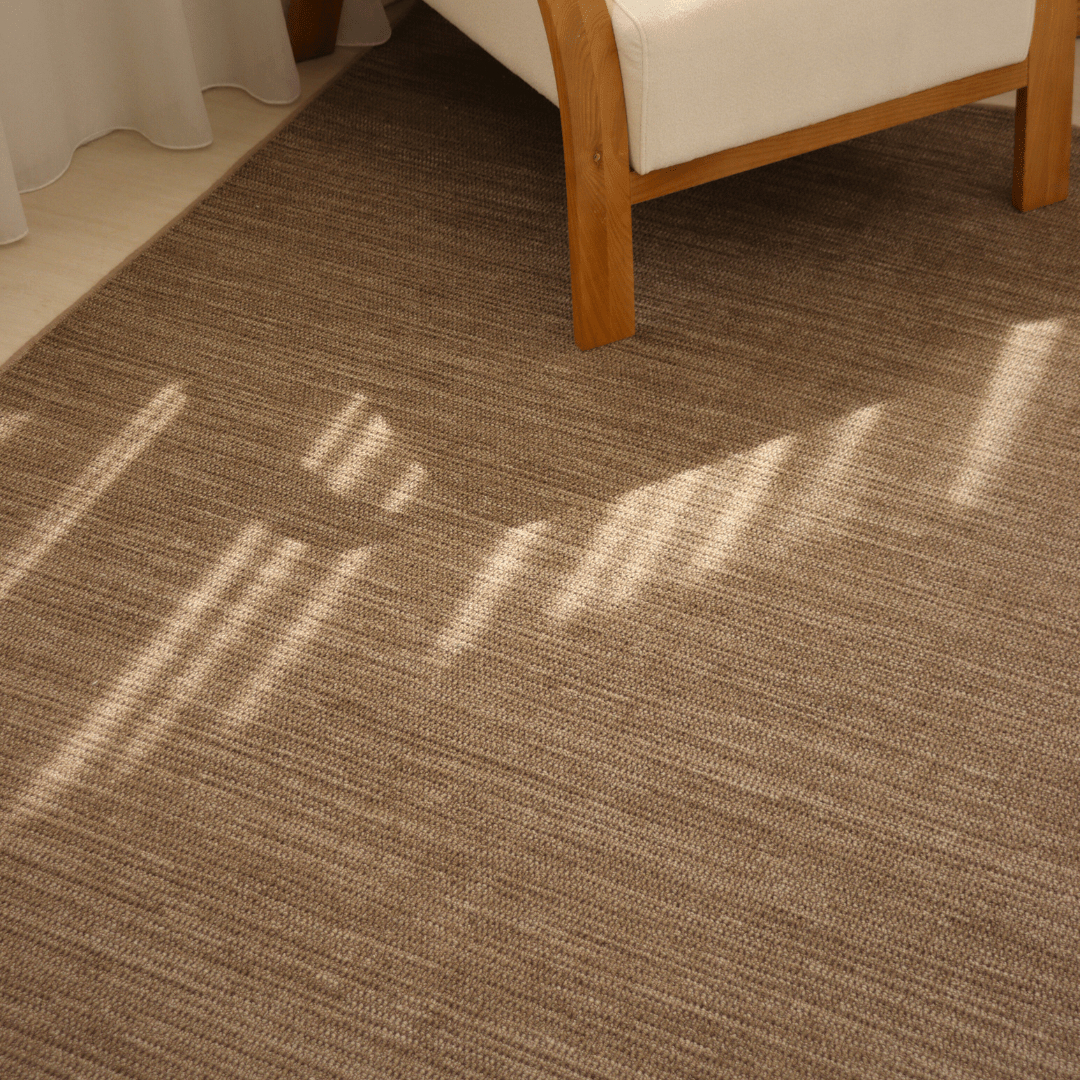 Walnut & Cream Multi - Coloured Loop Pile Carpet | Earth Series - The Carpetier™