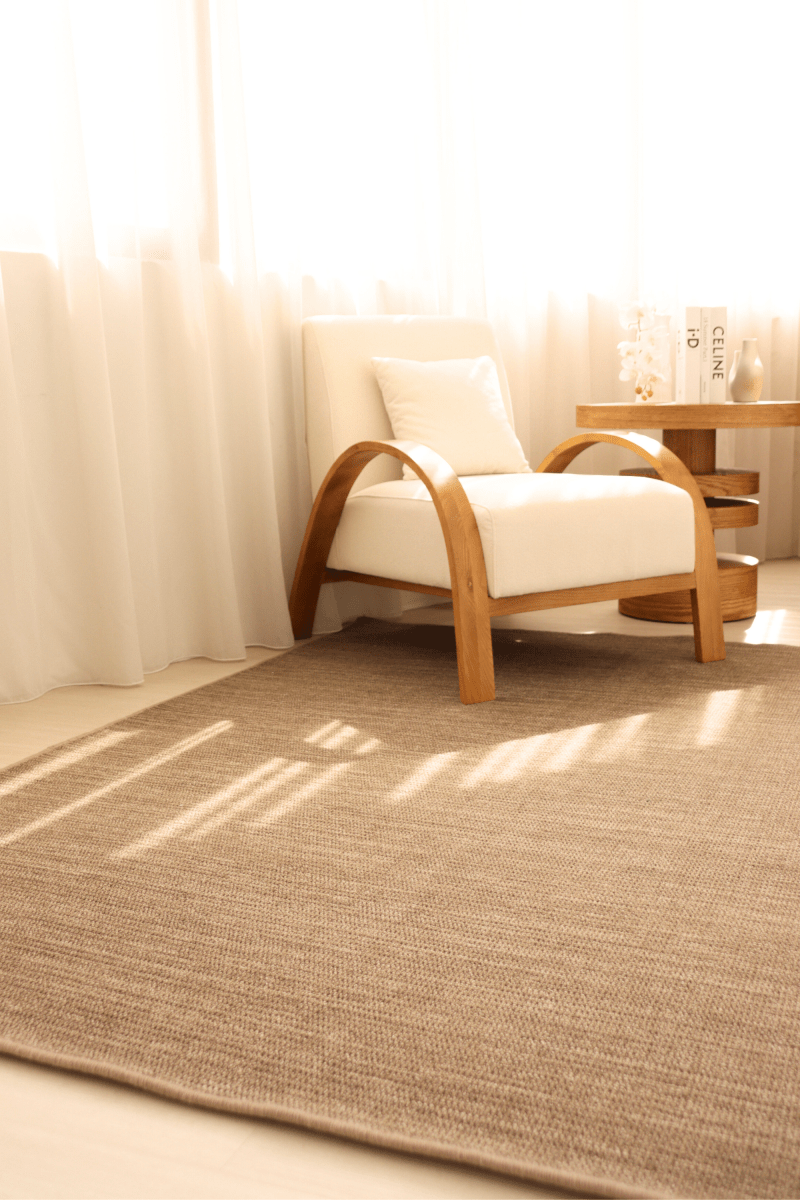 Walnut & Cream Multi - Coloured Loop Pile Carpet | Earth Series - The Carpetier™
