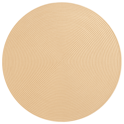 Warm Sand Round Carpet | 100% Nylon | Dual - Sided - The Carpetier™