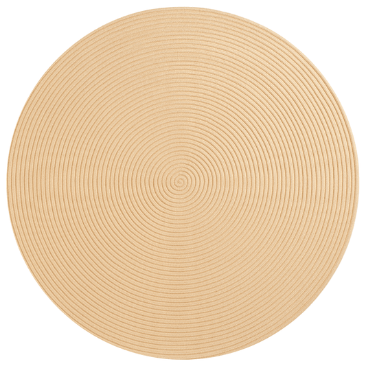 Warm Sand Round Carpet | 100% Nylon | Dual - Sided - The Carpetier™