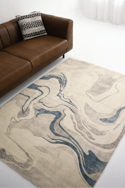 Water Flow Carpet | Modern | Polyfibre Cashmere Series - The Carpetier™