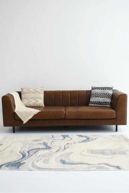 Water Flow Carpet | Modern | Polyfibre Cashmere Series - The Carpetier™