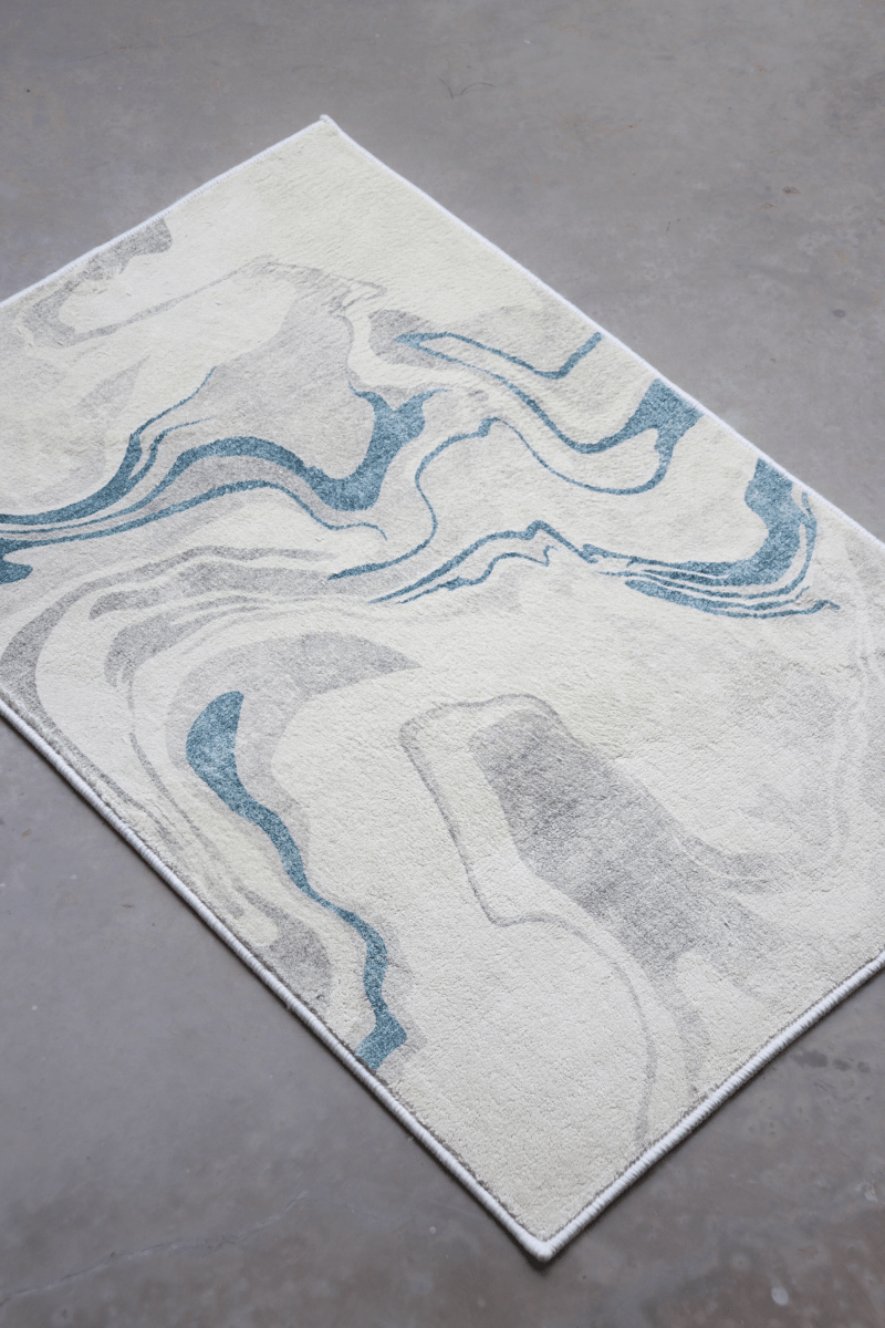 Water Flow Floor Mat | Polyfibre Cashmere - The Carpetier™