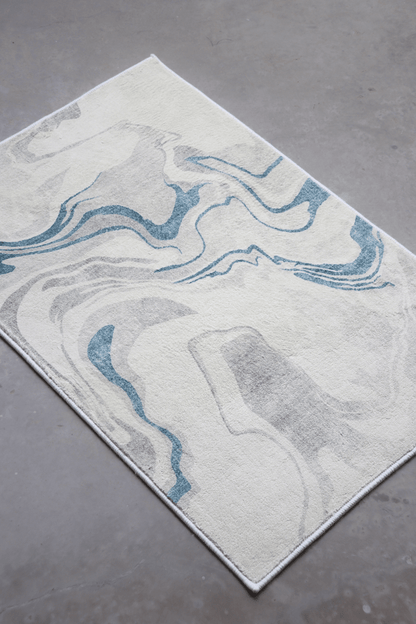 Water Flow Floor Mat | Polyfibre Cashmere - The Carpetier™