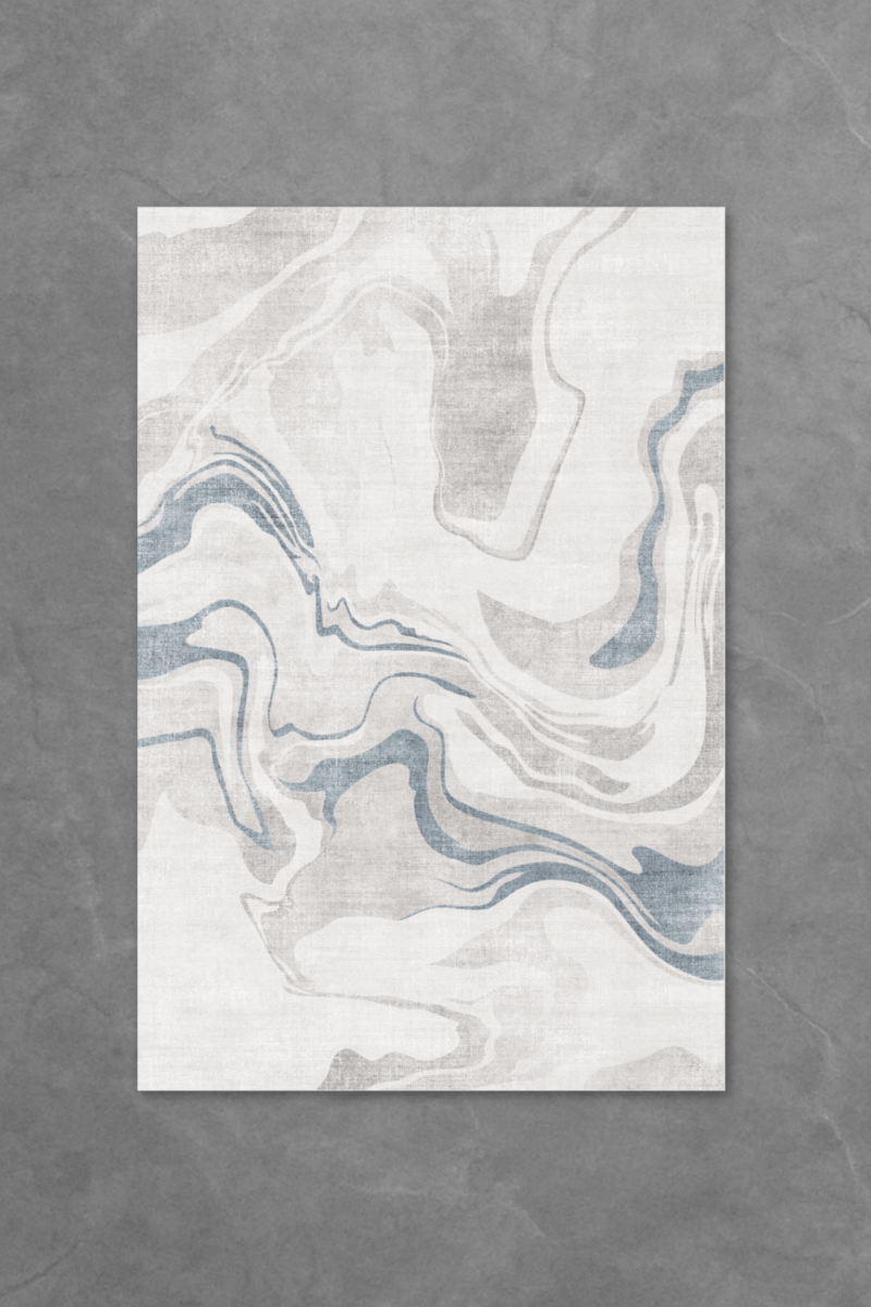 Water Flow Floor Mat | Polyfibre Cashmere - The Carpetier™