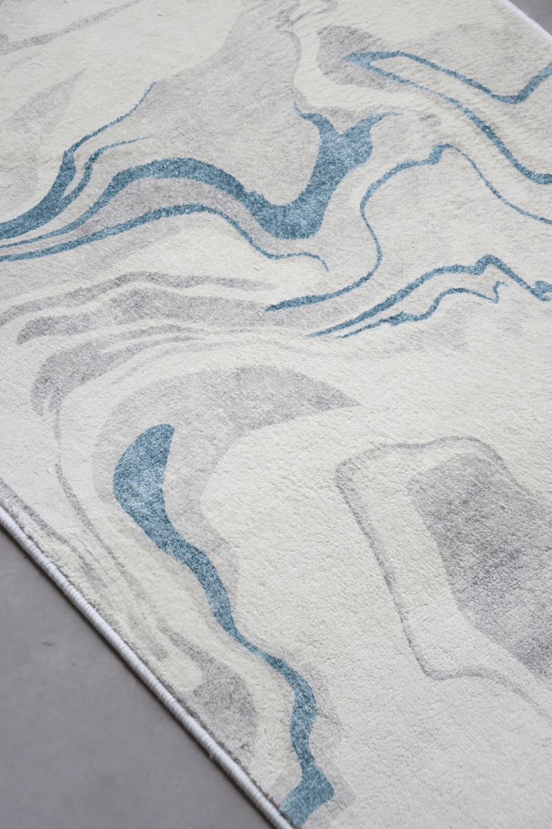 Water Flow Floor Mat | Polyfibre Cashmere - The Carpetier™