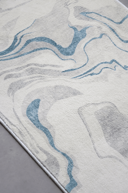 Water Flow Floor Mat | Polyfibre Cashmere - The Carpetier™