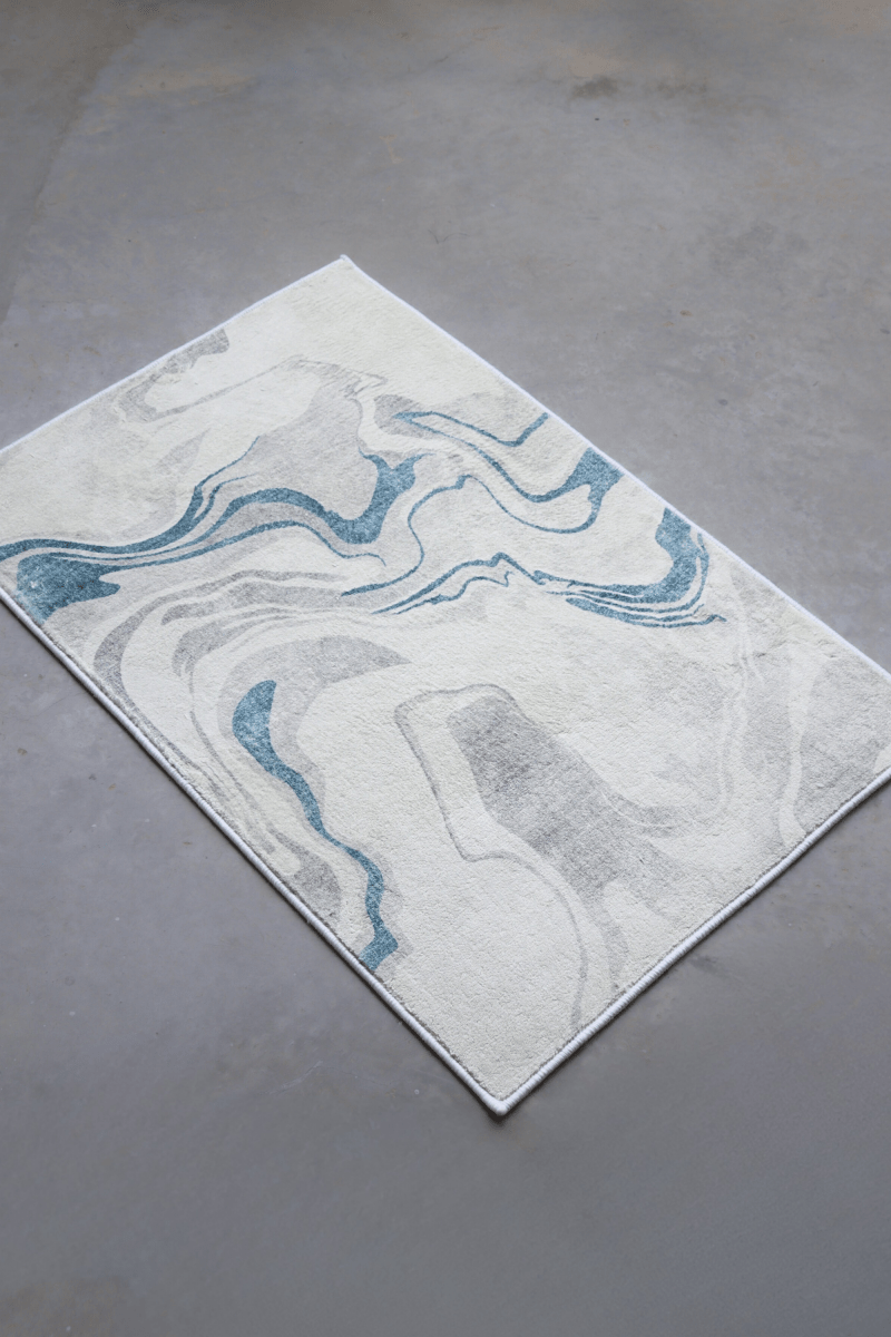Water Flow Floor Mat | Polyfibre Cashmere - The Carpetier™