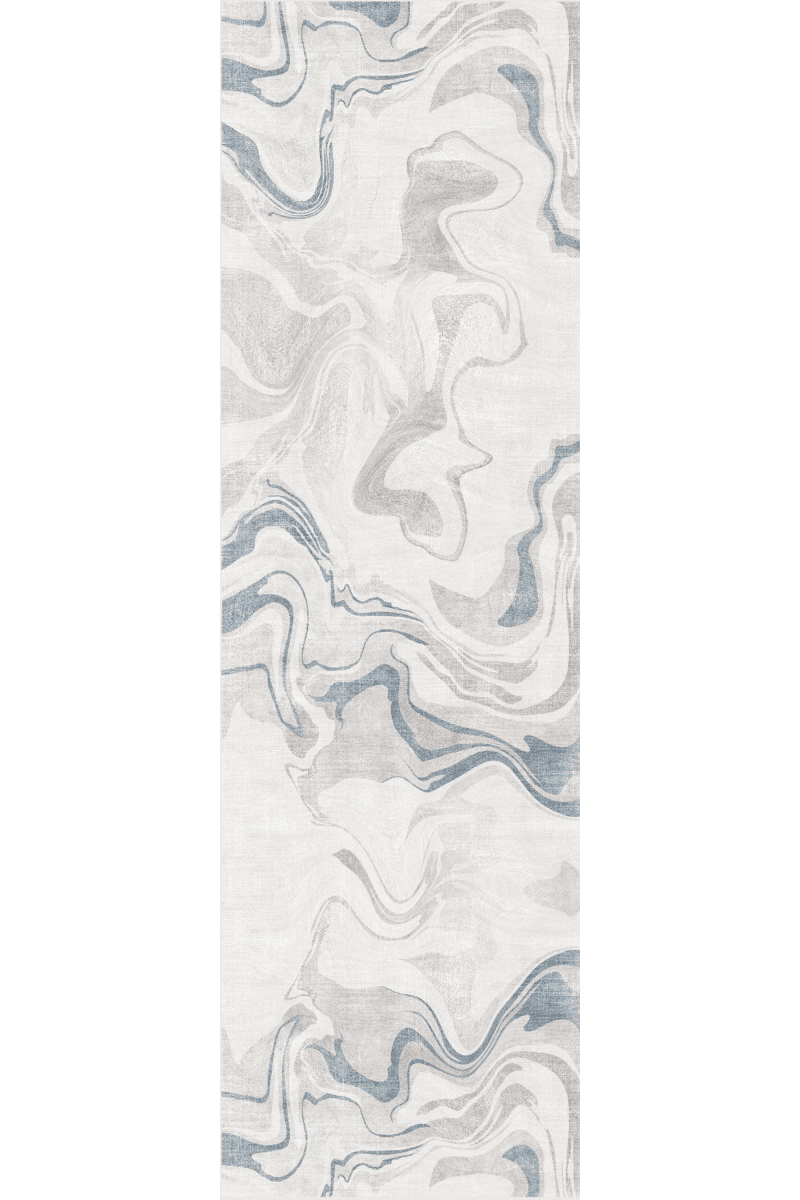 Water Flow Runner | Polyfibre Cashmere - The Carpetier™