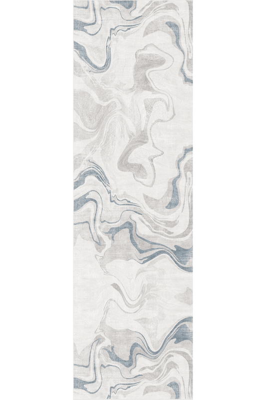 Water Flow Runner | Polyfibre Cashmere - The Carpetier™