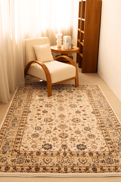 White Garden Carpet | Al Safa | Royal Persian Series - The Carpetier™