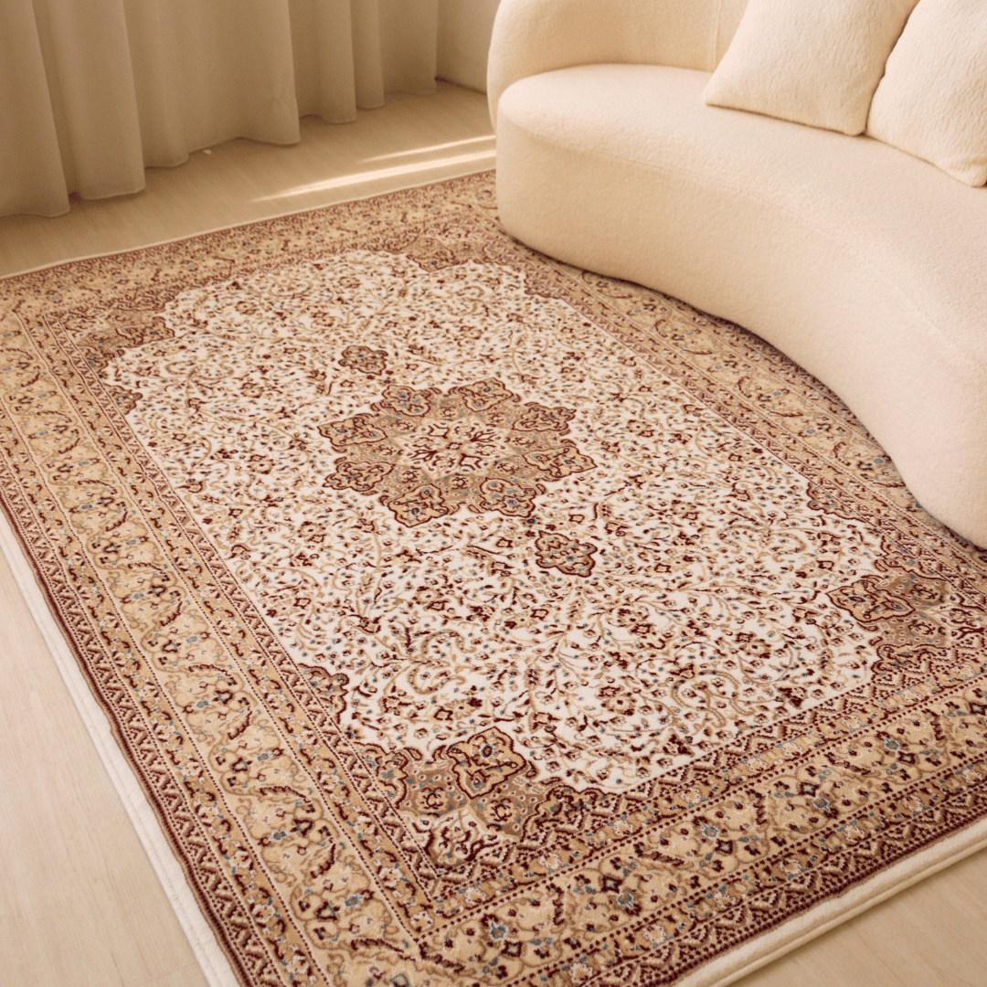 White Ottoman Carpet | Al Safa | Royal Persian Series - The Carpetier™