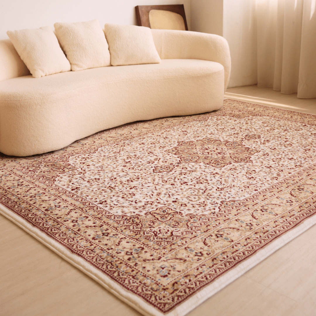 White Ottoman Carpet | Al Safa | Royal Persian Series - The Carpetier™