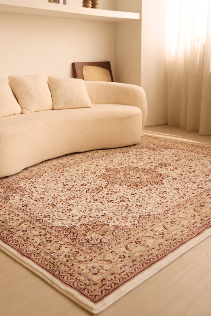 White Ottoman Carpet | Al Safa | Royal Persian Series - The Carpetier™