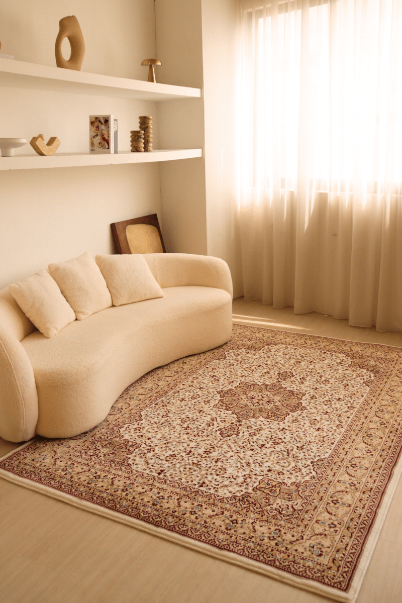 White Ottoman Carpet | Al Safa | Royal Persian Series - The Carpetier™