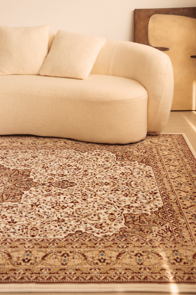 White Ottoman Carpet | Al Safa | Royal Persian Series - The Carpetier™