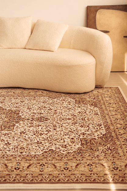 White Ottoman Carpet | Al Safa | Royal Persian Series - The Carpetier™