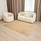 Latte Brown Cloud Fur Carpet - The Carpetier™
