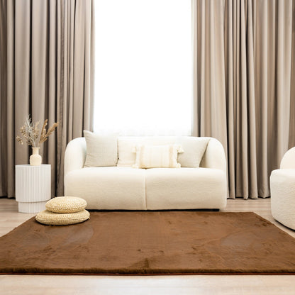 Mocha Brown Cloud Fur Carpet - The Carpetier™